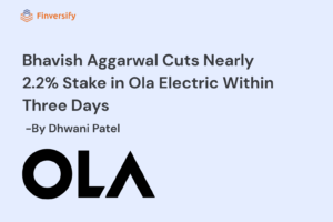 Ola Electric News: Bhavish Aggarwal Sells 2.2% Stake